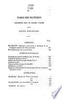 Revue étrangére de la littr̄ature, des sciences et des arts