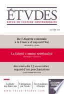 Revue Etudes - Janvier 2016