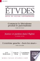 Revue Etudes : Justice et pardon dans l'Eglise