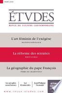 Revue Etudes - La réforme des retraites