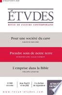 Revue Etudes - Prendre soin de notre terre, entretien avec Gilles Clément