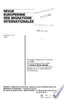 Revue européenne des migrations internationales