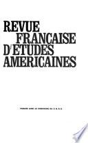 Revue Française D'études Américaines