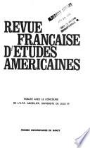 Revue Française D'études Américaines