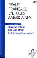 Revue Française D'études Américaines