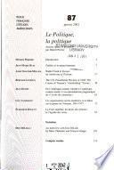 Revue Française D'études Américaines