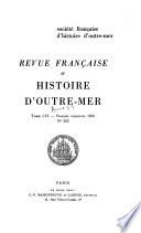 Revue française d'histoire d'outre-mer