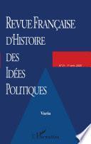 Revue Française d'Histoire des Idées Politiques