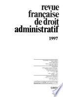Revue française de droit administratif