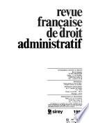 Revue française de droit administratif