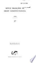 Revue française de droit constitutionnel