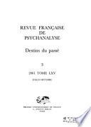 Revue française de psychanalyse