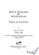Revue française de psychanalyse