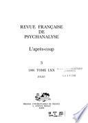 Revue française de psychanalyse