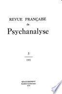Revue française de psychanalyse
