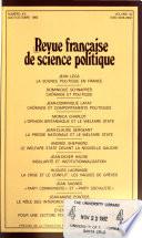 Revue française de science politique