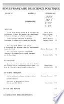Revue française de science politique