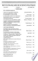 Revue francaise de science politique
