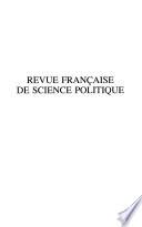 Revue française de science politique