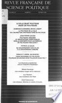 Revue française de science politique