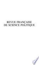 Revue française de science politique