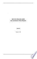 Revue francaise de science politique