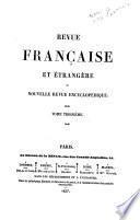 Revue française et étrangère