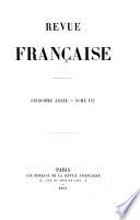 Revue française (Paris. 1855)