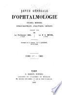 Revue générale d'ophtalmologie