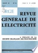 Revue générale de l'électricité
