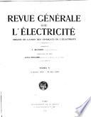 Revue générale de l'électricité