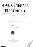 Revue générale de l'électricité