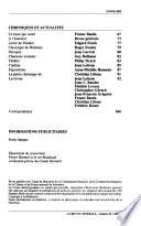 Revue générale