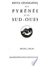 Revue géographique des Pyrénées et du Sud-Ouest