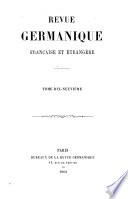 Revue germanique, française et étrangère