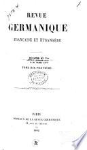 Revue germanique, française & étrangère