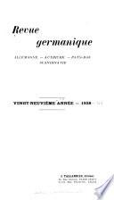 Revue germanique