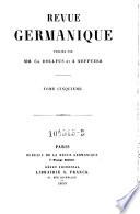 Revue germanique