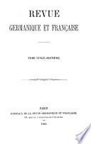 Revue germanique