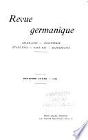 Revue germanique