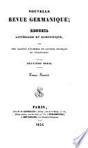 Revue germanique