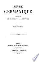 Revue germanique
