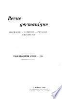 Revue germanique