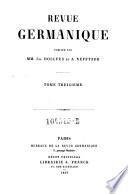 Revue germanique