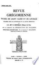 Revue grégorienne