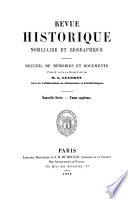 Revue héraldique, historique et nobiliaire