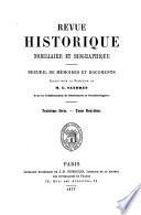 Revue héraldique, historique et nobiliaire