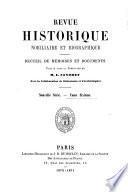 Revue héraldique, historique et nobiliaire