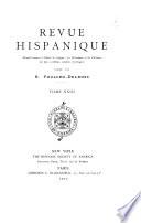 Revue hispanique