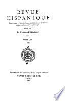 Revue hispanique